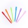 The needle is plastic, set 20 pcs., Size 1 pc. - 5.7 cm, Mix colors