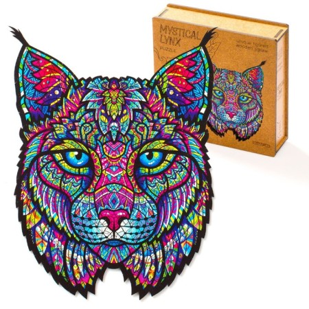 Figure puzzle "Mystical lynx" s
