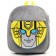 Blue backpack on a zipper, with a pocket, 19 x 22 cm "Bumblebee", transformers
