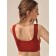 TOP female Top Spalla Larga, size S, dark cute color
