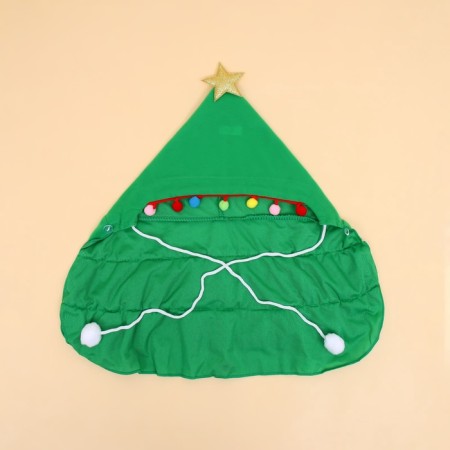 New Year. Animal costume "Christmas tree", size S (ds 31, og 36, og 20 cm) green-1