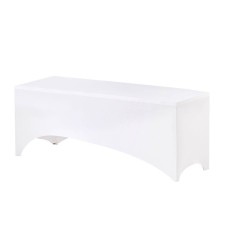 Wedding cover on the table, white, size 200x75cm