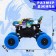 Radio -controlled jeep Dino, 1:20, works from the battery, the color is blue