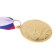 Medal thematic "gymnastics", gold, d = 3.5 cm