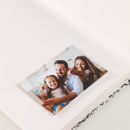 Photo album magnetic 30 sheets "Patterns" Tekstil cover 33.5x28.5x5 cm-4