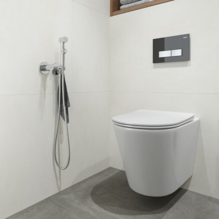 Mixer for IDDIS AXESES AXESESBR2I08, with a hygienic shower, built -in, chrome-2