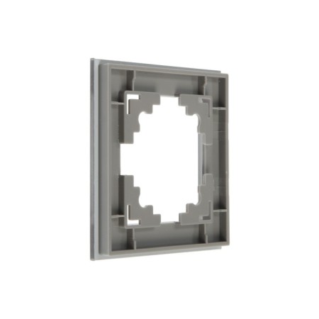 1-seater frame, glass, Stekker series Catherine, GFR00-7001-03, silver-2
