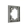 1-seater frame, glass, Stekker series Catherine, GFR00-7001-03, silver