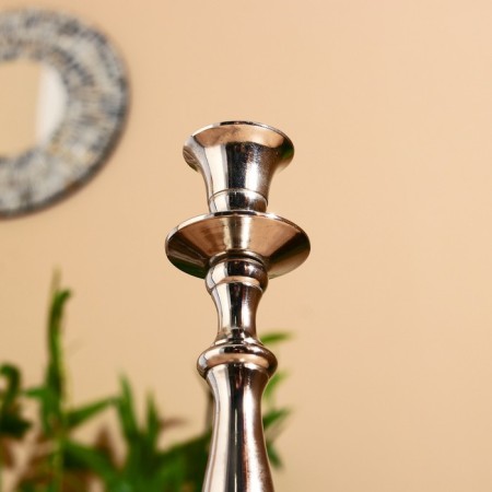 Aluminum "Staircase" for 1 candle 11x11x31 cm-2