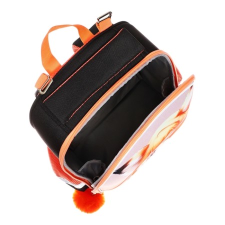 Frame backpack, 35x26x13, Seventeen, girl EVA, black/orange-8