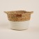 Basket for storage of manual weaving, 27 × 20 × 15 cm, with handles, reeds, cotton