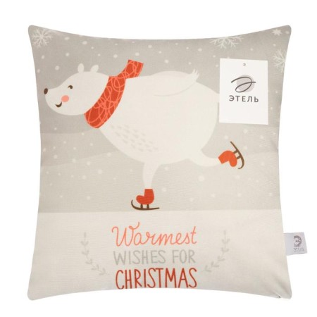 Case on the pillow Ethel Wishes for Christmas 40 x 40 cm, 100% p/e-4