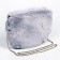 Plush bag, 24x19x3 cm, gray color