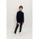 Jumper for boys, height 110-116 cm, dark blue color