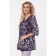 Female blouse, size 42, gray color