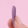 Patching nails, 24 pcs, ballerina shape, lilac color