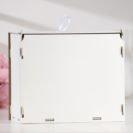 Family Bank with a seal, 24x14x20 cm, white-green-2