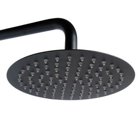 Showing system Accoona A83207F, single -leaf, pour 141 mm, tropical shower, watering can, black-1