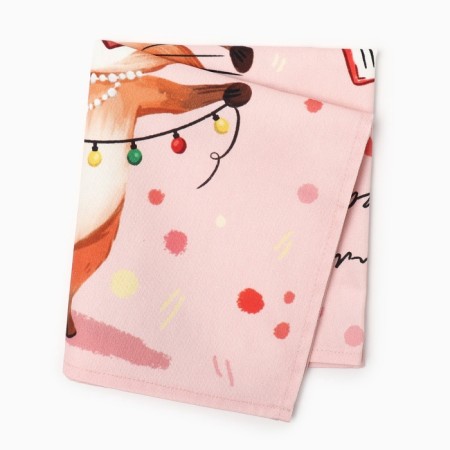 Kitchen towel: New Year "Ethel" Merry New Year 40x70 cm, 100% HL, sarzha 190 g/m2-1