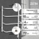 Electric towel Zein PE-07 "Bridge", 500x600 mm, 4 crossbars, white