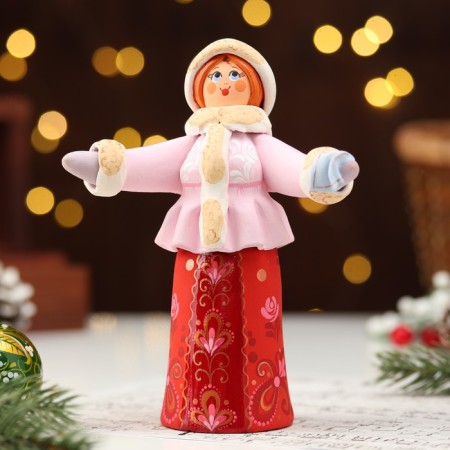 Kovrov toy "Baryshnya Dancing Winter", ceramics-1