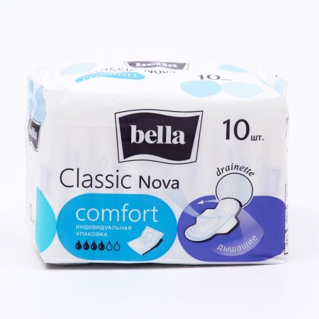 Hygienic gaskets Bella Classic Nova Komfort, 10 pcs.