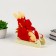 Soft toy "Dragon on a sleigh" on a suspension, color mix