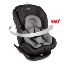 Автокресло детское Siger «Престиж», Isofix, группа 0+/ 1/2/3, цвет графит