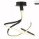 Ceiling chandelier Mantra Nur, LED, 4000LM, 2800K, 640 mm, brown color