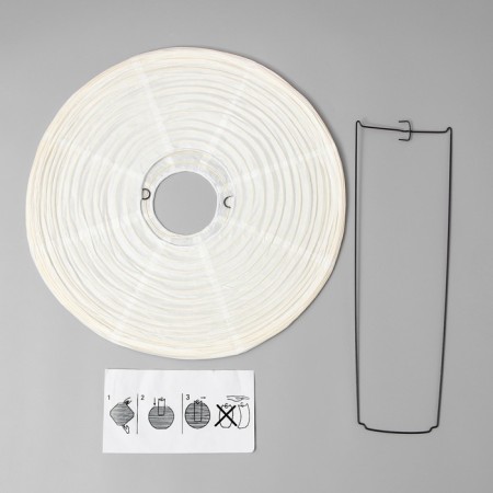 Obazhur "Regalite" E27 40W white 40x40x40cm-6