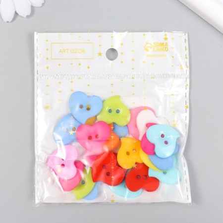 Karovie set of decorative plastic "Cores Color" (set 24 pcs) 2.2x2.2 cm-5