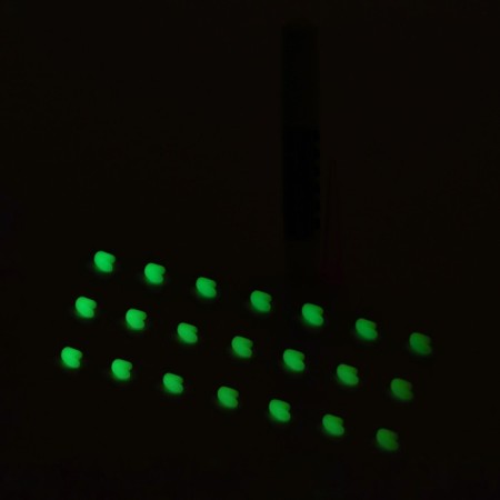 Falled claws "Antizarars" (20 pcs), size S, luminous-5