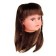 Hair for dolls "Kosiki", average size, chestnut color