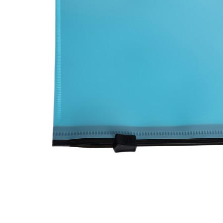 The convert folder on the A4 ZIP-Molniya, 180 μm, Calligrata Pastel, translucent, black lightning, blue-2