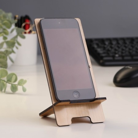 Stand for the phone "Cat with a smile", 7 × 8 × 15 cm-1