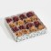 Box for confectionery products with PVC cover "Christmas tree", 15 x 15 x 3 cm, new year