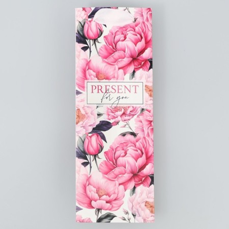 Gift package for a bottle, packaging, “for you”, 9 x 25 x 8.9 cm-4