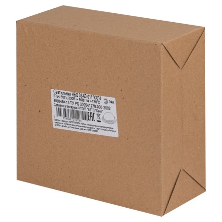 Lamp era NBO 03-60-011, E27, 60W, 220x220x84 mm, IP54-7