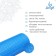Massage roller SANGH, 30x9 cm, blue color