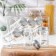 Speak for spices on the high-tech stand, 16 × 16 × 16 cm, capacity, 90 ml, 4 × 9.5 cm, 8 pcs