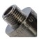 Adapter Stout SFT-0008-001214, 1/2 "x 1/4", internal/outer thread, nickel. brass