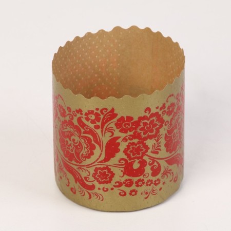 Paper form for the cake "Red Easter" 90 x 90 mm, mix (packing 2000 pcs)-1