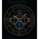 Watch of wrist, d-5.1 cm, waterproof, chronograph, silicone strap, luminous