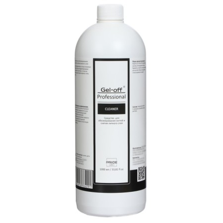 Remedy for degreasing nails and removing the adhesive layer Gel -off Cleaner Professional, 1 liter