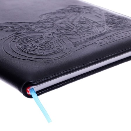 School diary for grades 5-11, PVC cover, "motorcycle", mix-3