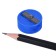 Plastic sharpener "Round", mix, cold heart