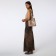 Women's bag on magnet Textura, average size, beige color