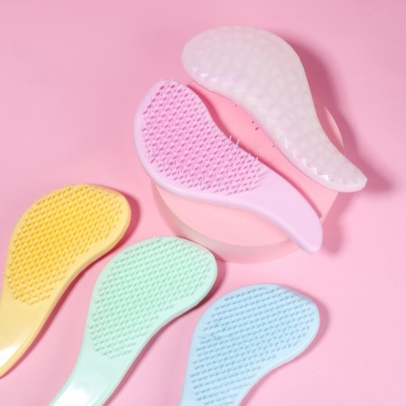 Massage comb, 7.5 × 18.5 cm, PVC box, color mix-2