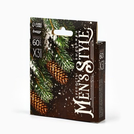 Fragrances in the car "Fortress and endurance", black ice, winter freshness, tangerine (set 3 pcs)-5