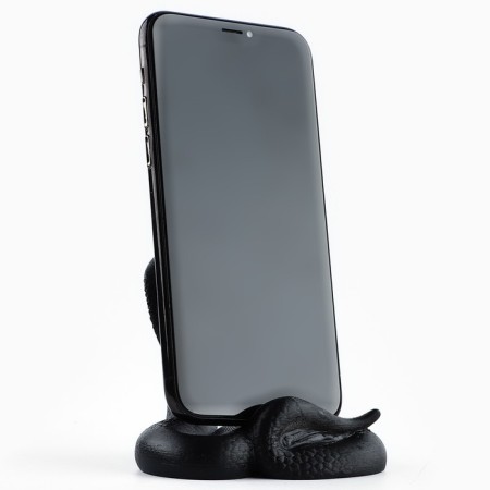 Top for the phone New Year's souvenir "New Year: Cobra", black, 8.5 x 7.5 cm-5